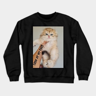 Handsome cats Crewneck Sweatshirt